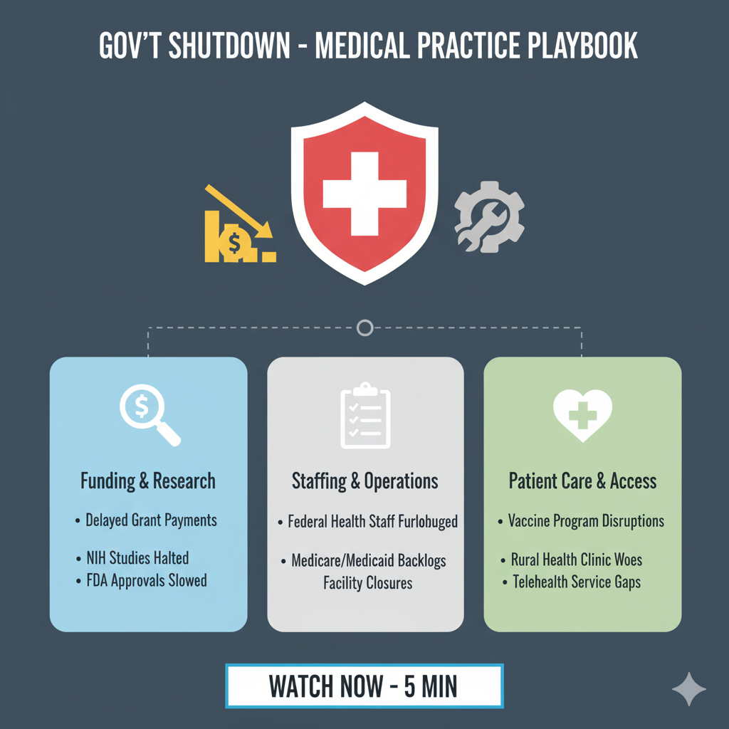 Navigating the Storm - A Medical Practice Leader's Strategic Guide to a US Government Shutdown