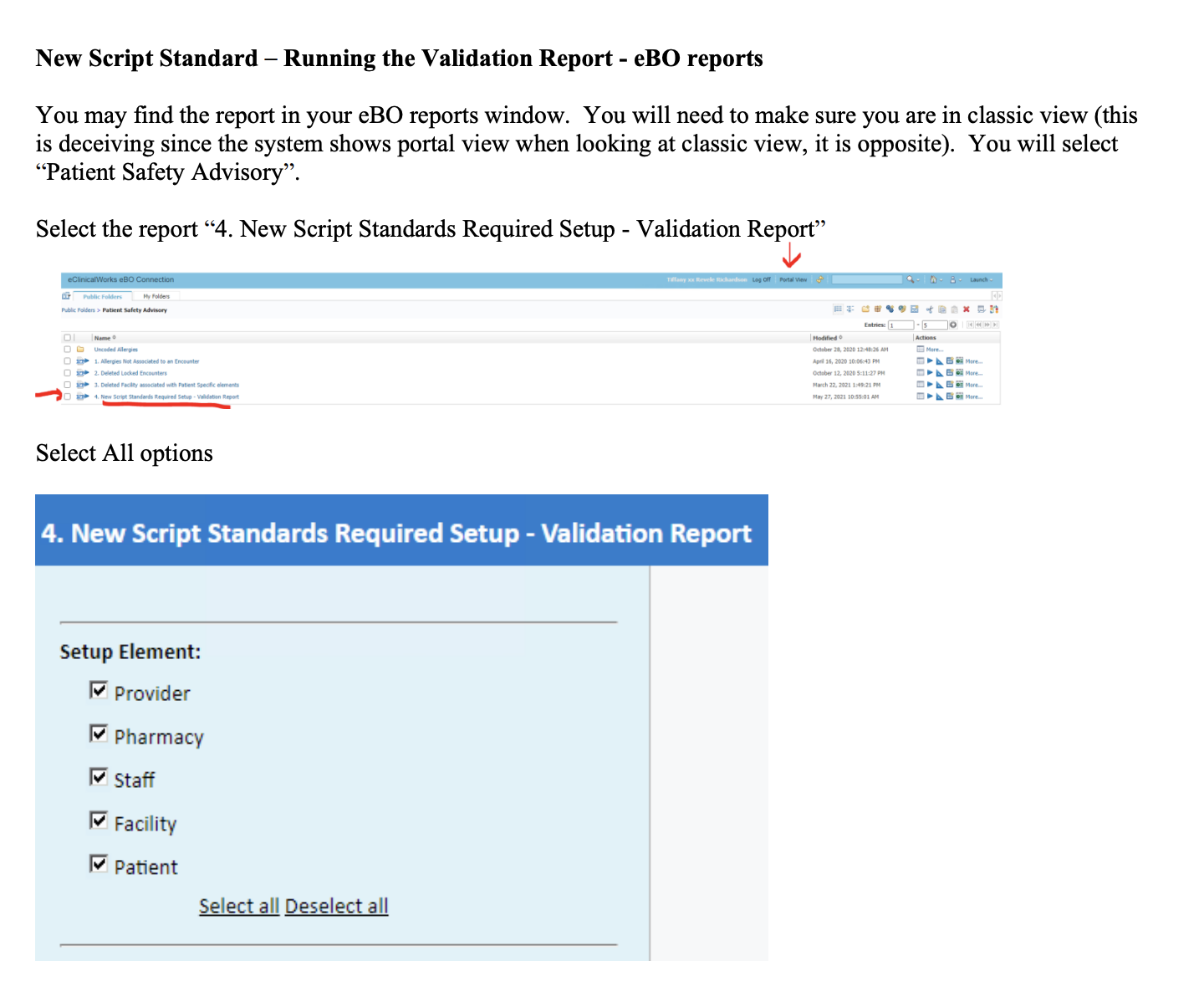 New Script Standard Regarding Patient Safety