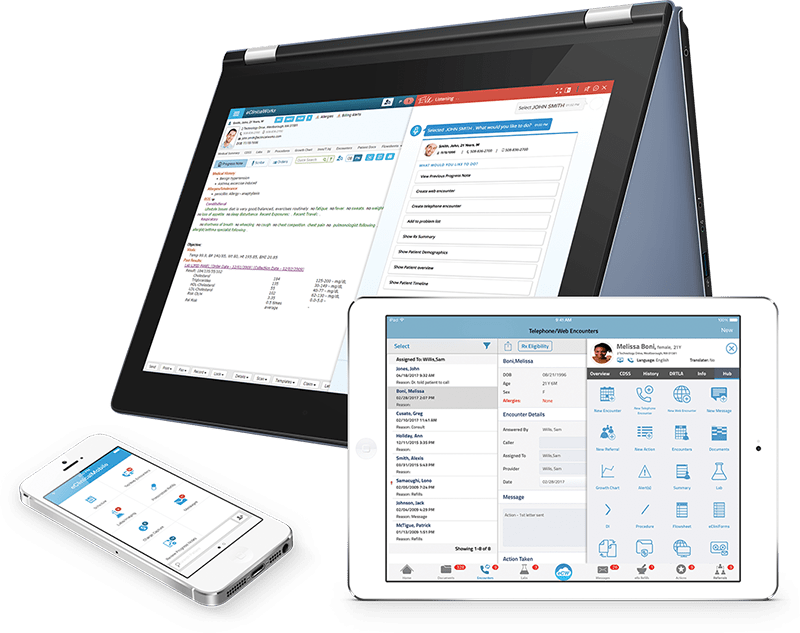 eClinicalWorks EHR devices